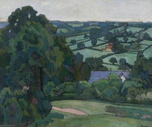 Landscape In The Blackdown Hills, Devon — Robert Polhill Bevan