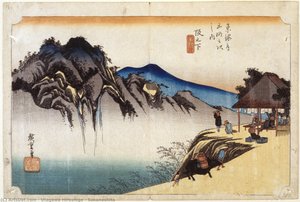 Sakanoshita — Utagawa Hiroshige