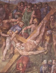 المقدس بطرس (تفصيل) — مايكل أنجلو