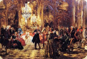 Das Flötenkonzert in Sanssouci (Skizze)
