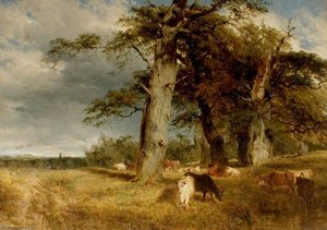 Landscape In The Dukeries, Nottinghamshire — Henry Thomas Dawson