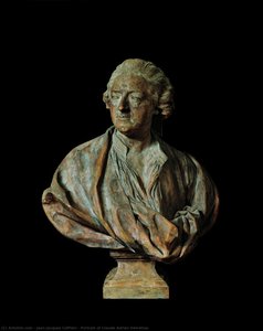 Portrait Of Claude Adrien Helvétius — Jean Jacques Caffiéri