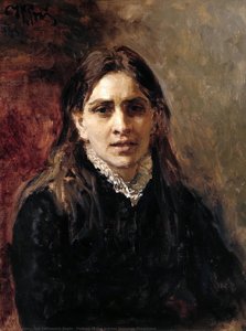 Portrait Of The Actress Pelageya Strepetova — Ilya Repin