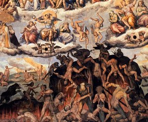 Le Jugement Dernier (détail) — Giorgio Vasari