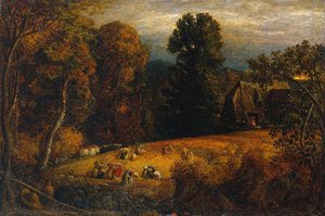 The Gleaning Field — Samuel Palmer