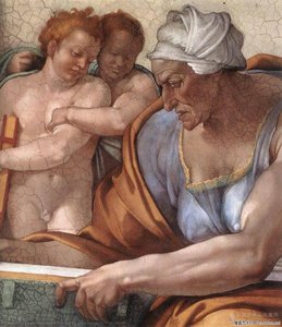 Sibila De La Cumae (detaliu) — Michelangelo Buonarroti