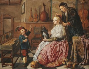 Allegory Of Vanity — Jan Miense Molenaer