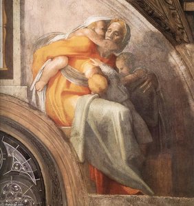 Asa - Jehoshaphat - Joram (részlet) — Michelangelo Buonarroti