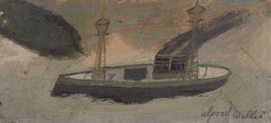 Passin Ice Burgs — Alfred Wallis