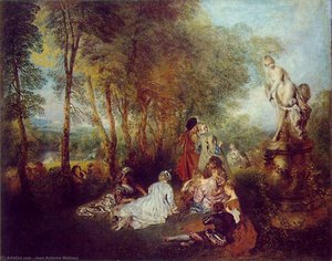 Placeres De Amor, Dresde — Jean-antoine Watteau