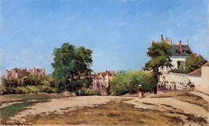 Die Kreuzung, Pontoise (auch Bekannt Als Place Du Vieux Cimetière) — Camille Pissarro