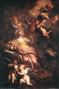 Magdalene In The Desert — Domenico Piola