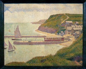 Port-en-bessin, Outer Harbor, High Tide — Georges Seurat