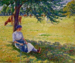 Cowgirl Eragny — Camille Pissarro