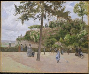 Il Giardino Pubblico A Pontoise — Camille Pissarro