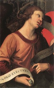 „angelas Iš Tolentinio Šv. Nikolajaus Poliptykos“ – Rafaelio Darbas, Aukso Amžiaus Renesanso Meno Relikva, Kuri Dabar Galite Turėti Kaip Nušviečiamą Atspaudą Pas Allpaintingsstore. — Rafaelis