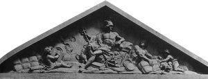 Pediment Of The Custom House — Nicolas Coustou