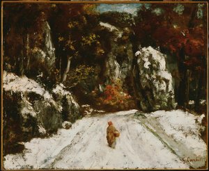 Winter Im Jura — Gustave Courbet