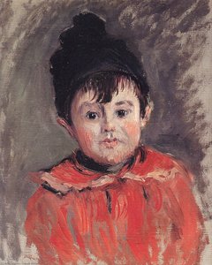 Portrait De Michael Avec Chapeau Et Pompon — Claude Monet