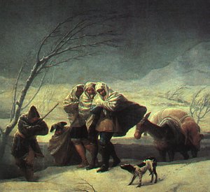 Winter The Snowstorm — Francisco José De Goya Y Lucientes