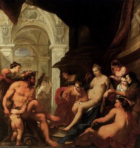 Ercole Nel Palazzo Di Omphale — Antonio Bellucci