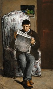 Der Vater Des Künstlers, Liest 'l’événement' — Paul Cézanne