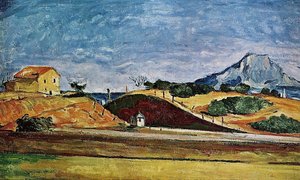 Výrazící Se Železniční Údolí — Paul Cézanne