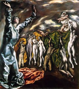 Das Öffnen Des Fünften Siegeln Der Apokalypse — El Greco