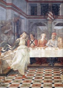 Herod's Banquet (detail) — Filippo Di Tommaso Lippi