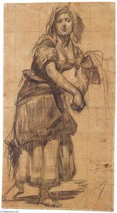 Portuguese Estudo Para O Quadro Clara — José Malhoa