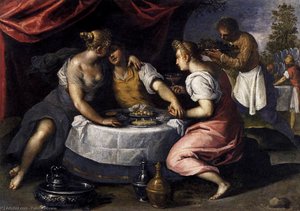 Amusements Of The Prodigal Son — Джакопо Палма Il Giovane