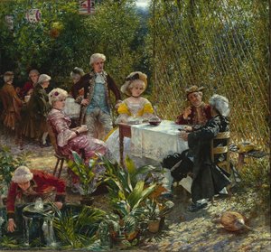 "in The Bower" -> "nel Boscello" — Aleksander Gierymski