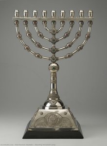Standing Hanukkah Lamp — Wolf Rawicki (ravitzki)