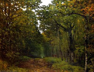 Avenue Of Chestnut Trees Near La Celle Saint Cloud — Alfred Sisley