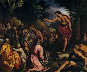 The Preaching Of St John The Baptist — Alessandro Allori