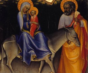 De Vlucht Naar Egypte — Lorenzo Monaco