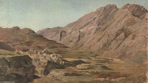 A Mountain Village In The Caucasus