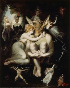Titania, Bottom And The Fairies — Henry Fuseli