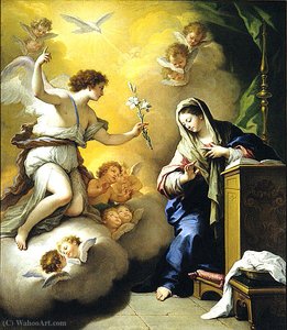 The Annunciation. — Paolo Di Matteis