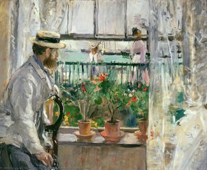 Eugene Manet On The Isle Of Wight — Berthe Morisot