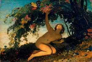 Ariel 'where The Bee Sucks.' (from William Shakespeare's 'the Tempest') — Joseph Severn