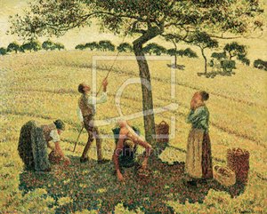 Zbieranie Jabłek W Eragniu Nad Epte — Kamille Pissarro