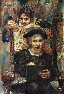 Hamlet And Ophelia — Mikhail Vrubel