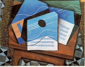 Guitarra Sobre Una Mesa - - — Juan Gris