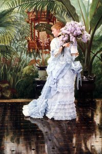 The Bunch Of Lilacs — James Jaques Joseph Tissot