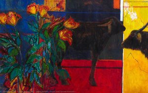 Water Buffalo (roses And Sacred Animals) — Janet Melrose