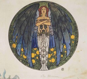 The Sketch Of The Round Window Art — Koloman Moser