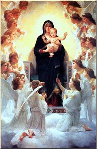 Die Jungfrau Mit Engeln — William-adolphe Bouguereau