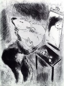 Chichikov Se Afeita — Marc Chagall