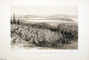 View From The Orange Gardens Of Viro-corfu — Edward Lear